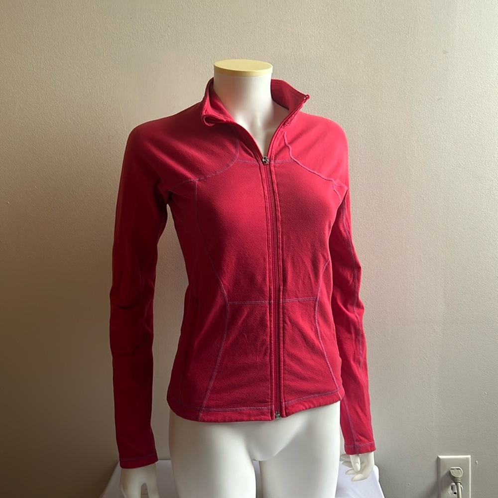 Pink Lululemon Jacket Size 2 .